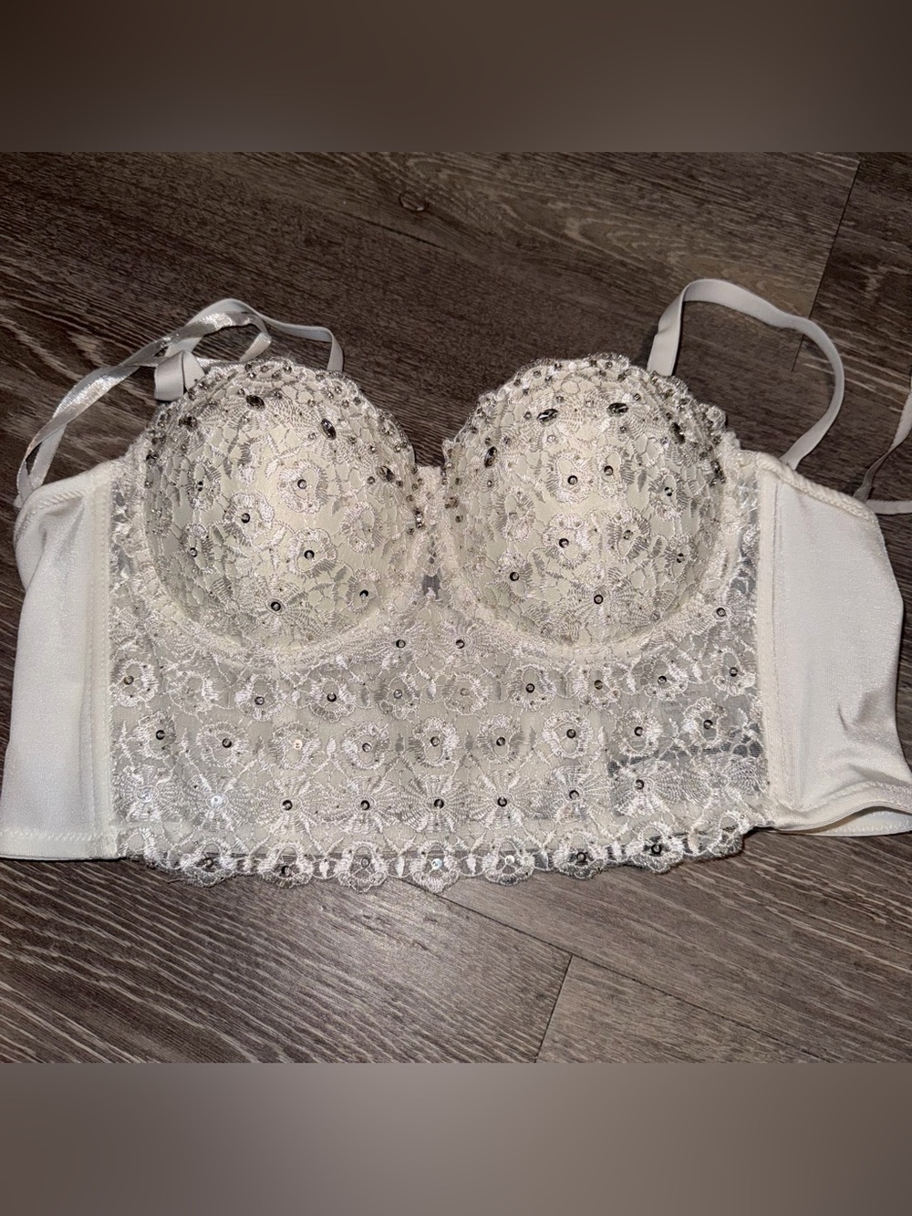 Off White Top (Corset Style) Size Large